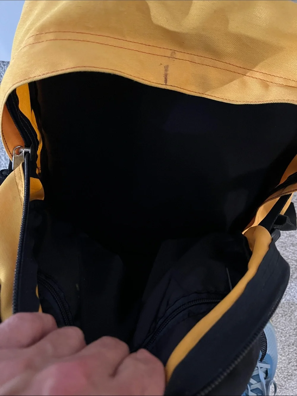 Vintage The North Face 40L Litre Old Marked  Backpack camping climbing hip belt